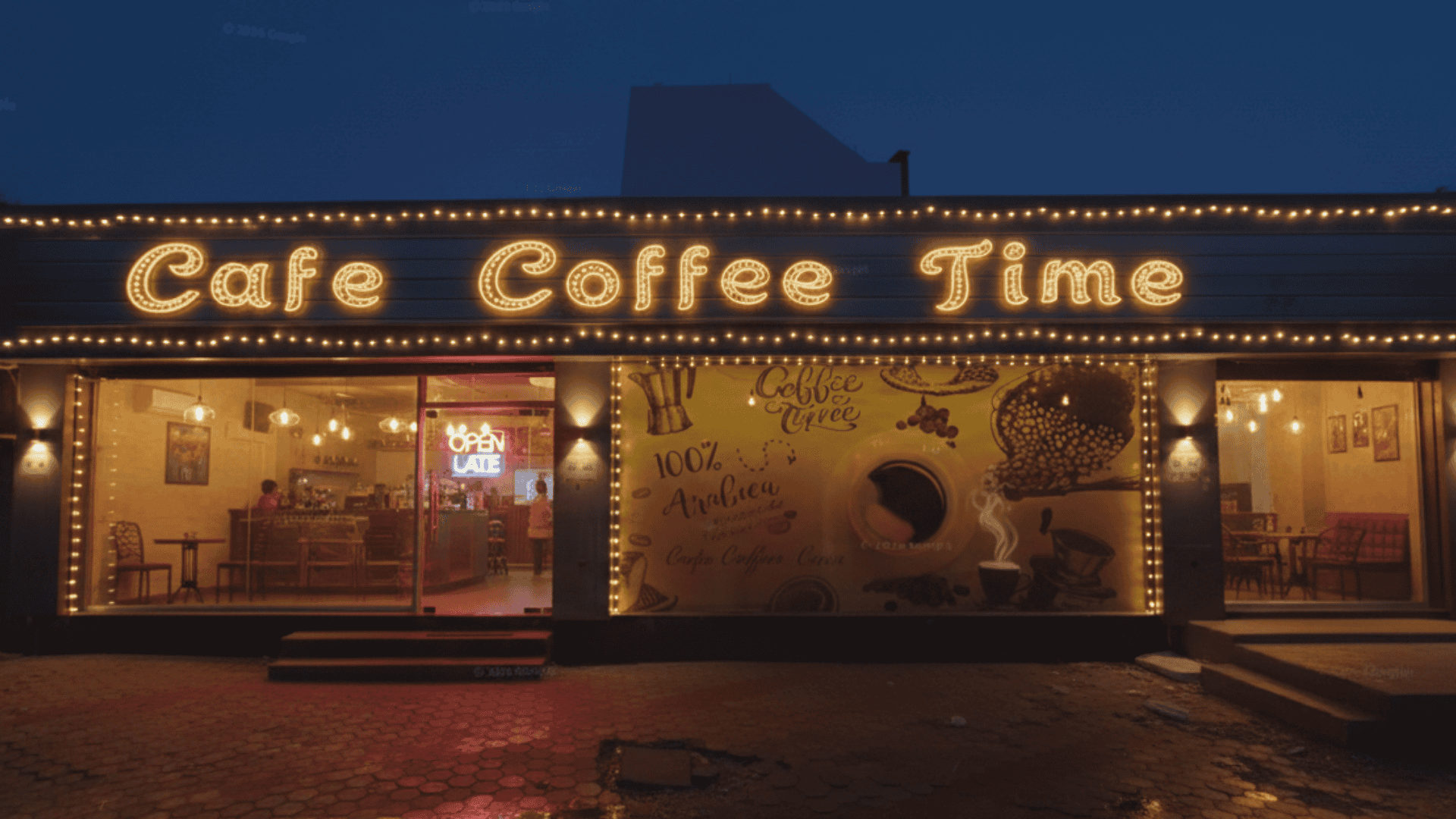 CCT Exterior — Cafe Coffee Time Storefront